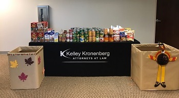 Kelley Kronenberg Continues Firm-wide Philanthropic Initiative with Holiday Food and Clothing Drives