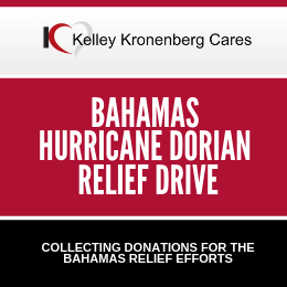 Kelley Kronenberg Hurricane Dorian Relief Drive