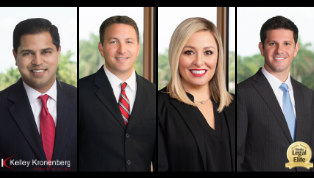 Kelley Kronenberg Attorneys Recognized In Florida Trend 2020 Legal Elite